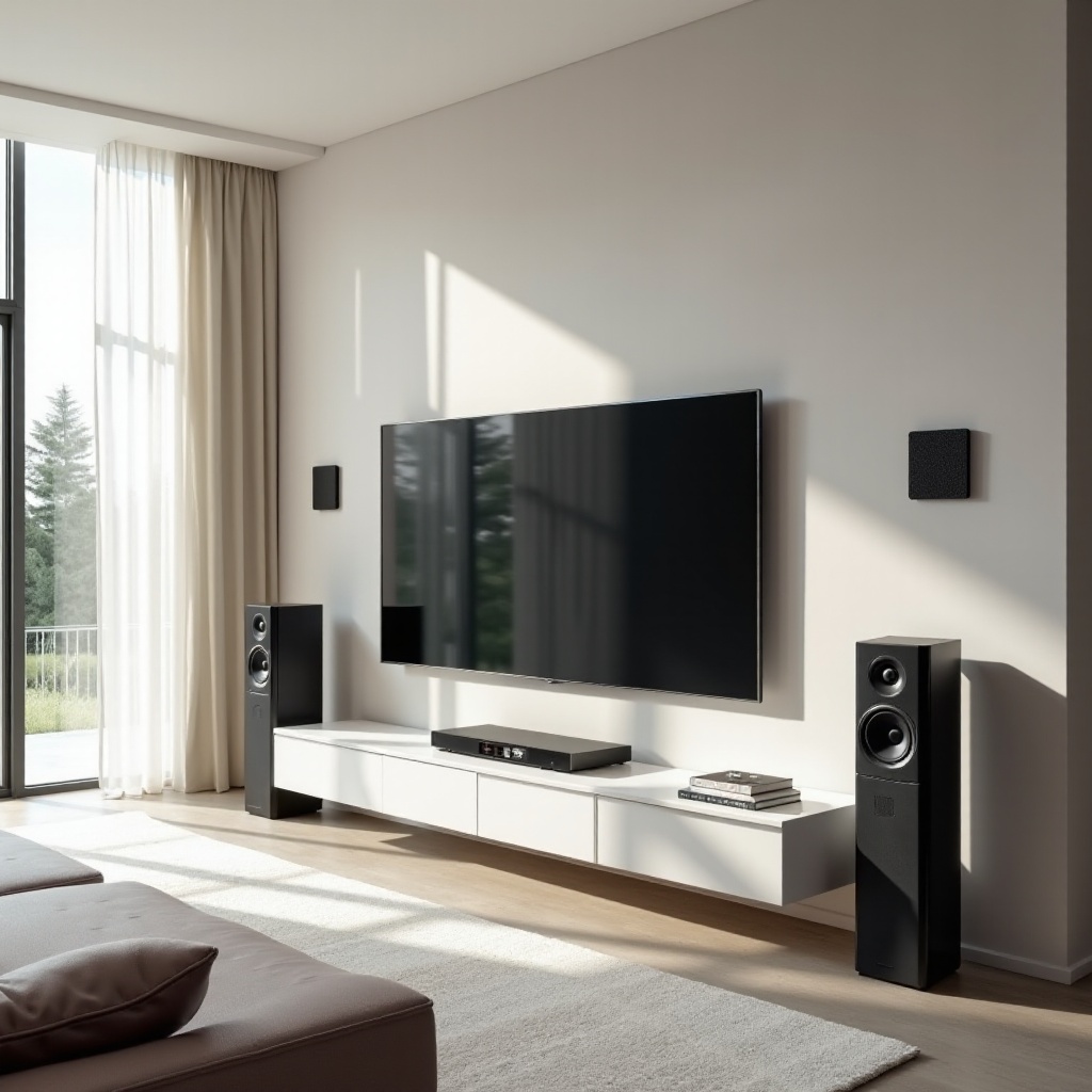 speaker terbaik untuk suara surround di dinding