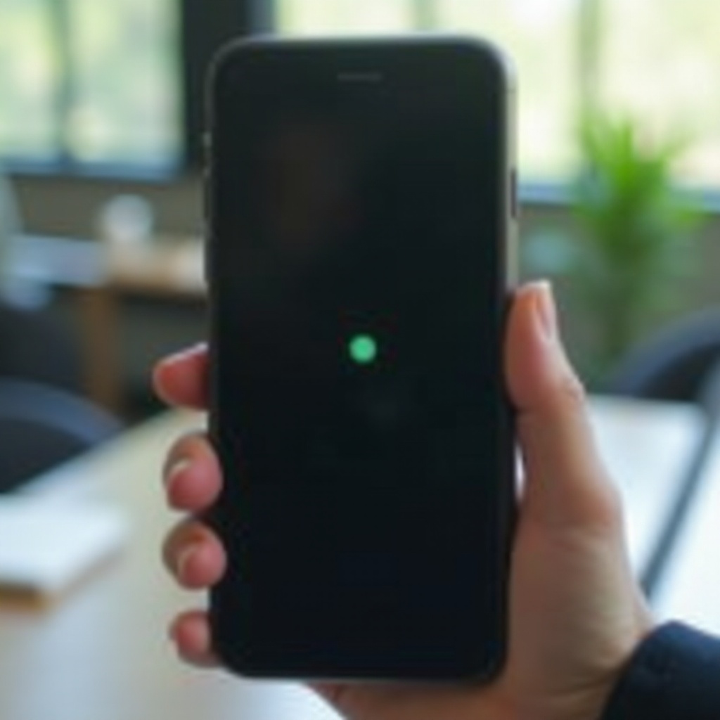Wat betekent de groene stip op de iPhone?