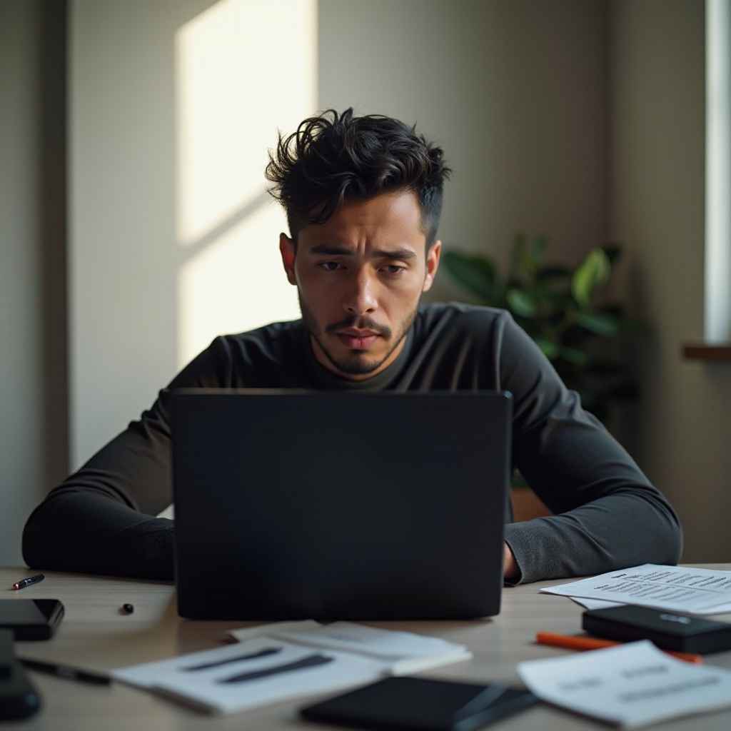 waarom blijft mijn laptopscherm zwart worden