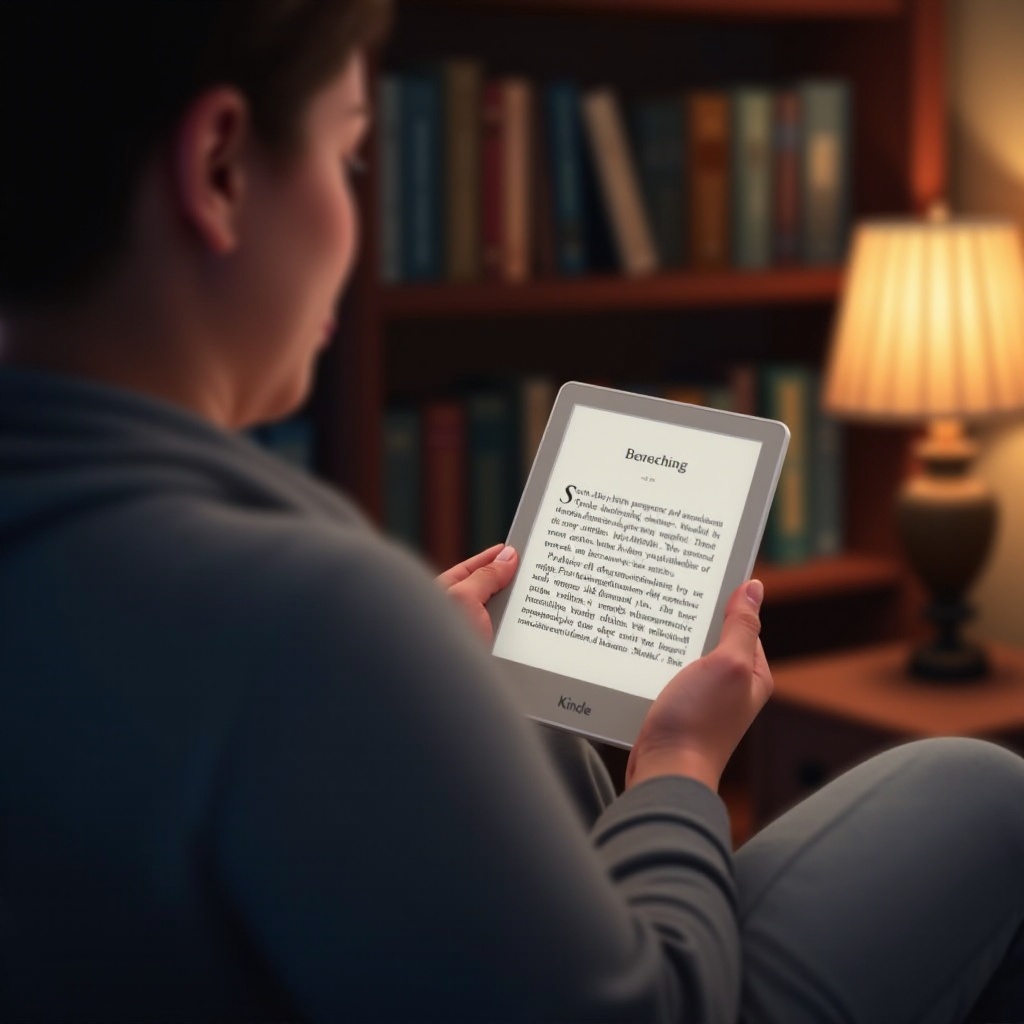 kindle paperwhiteで本から出る方法