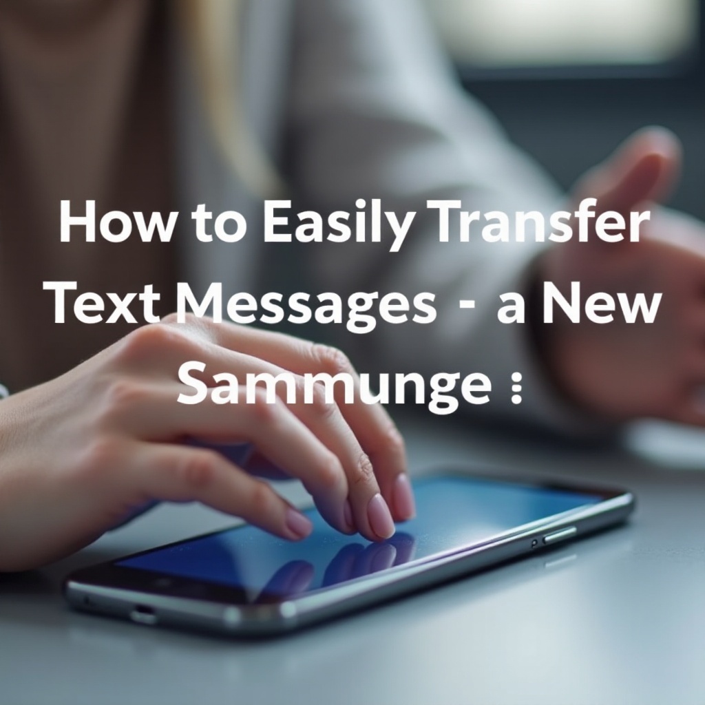 pindahkan pesan teks ke ponsel Samsung baru