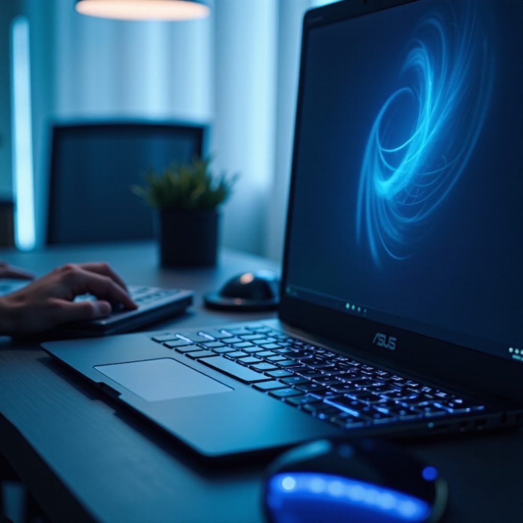 ASUSコンピュータブルースクリーン