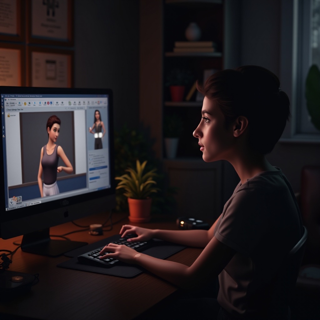 jak zablokować kamerę w Sims 4