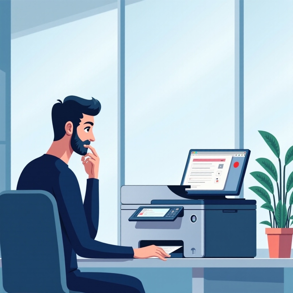 printer print niet, maar heeft inkt