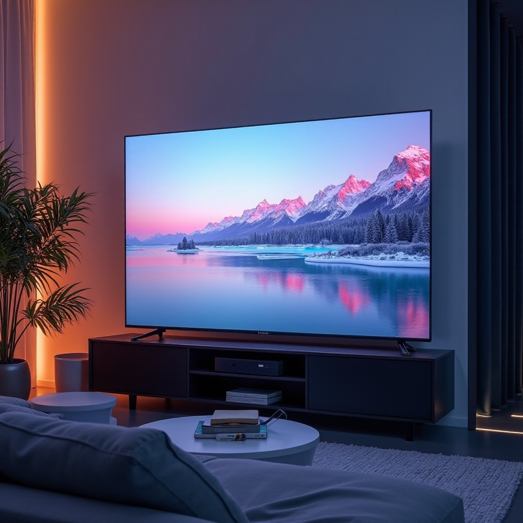 AI 업스케일링 기능이 있는 TV