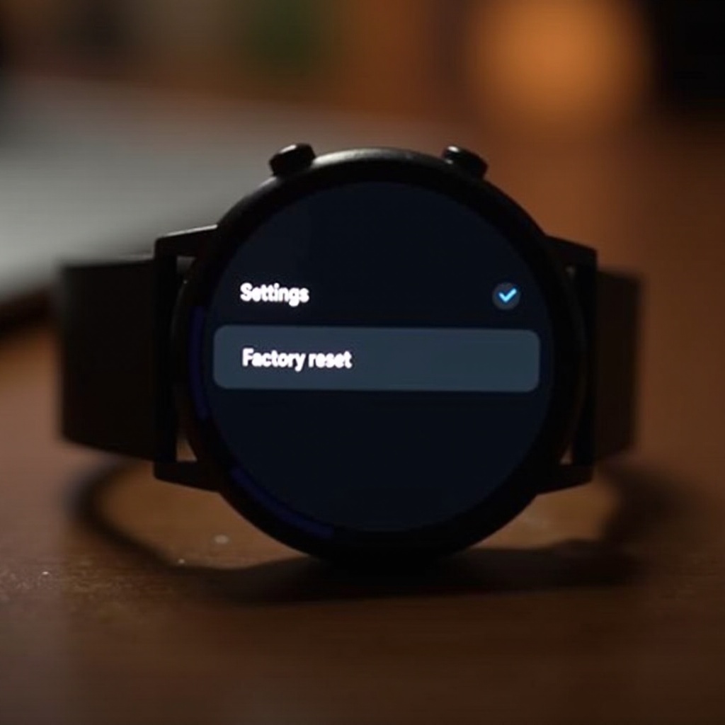 cara reset pabrik galaxy watch
