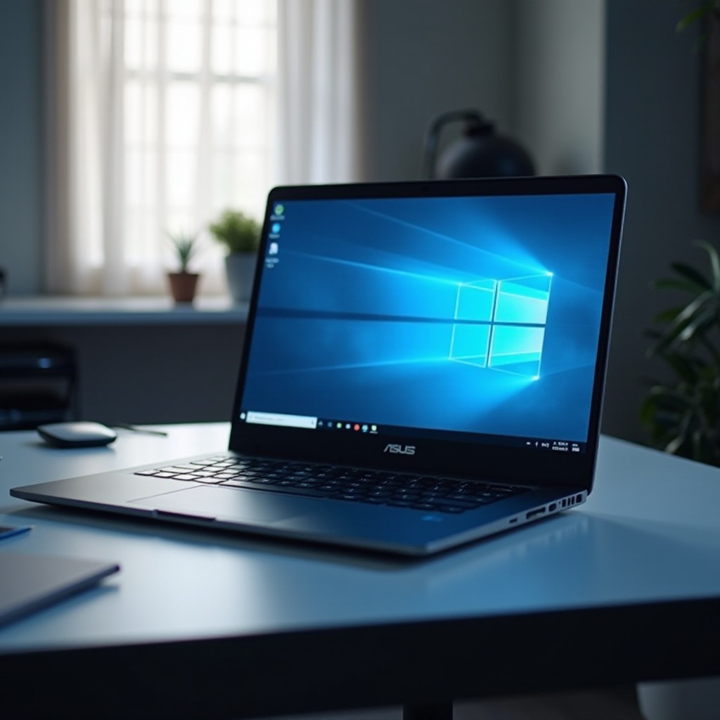 Asus-tietokoneen sininen ruutu