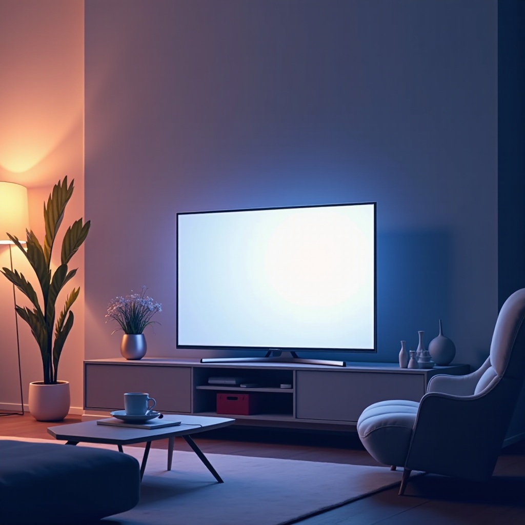 Samsung-televisiossa on ääni mutta ei kuvaa