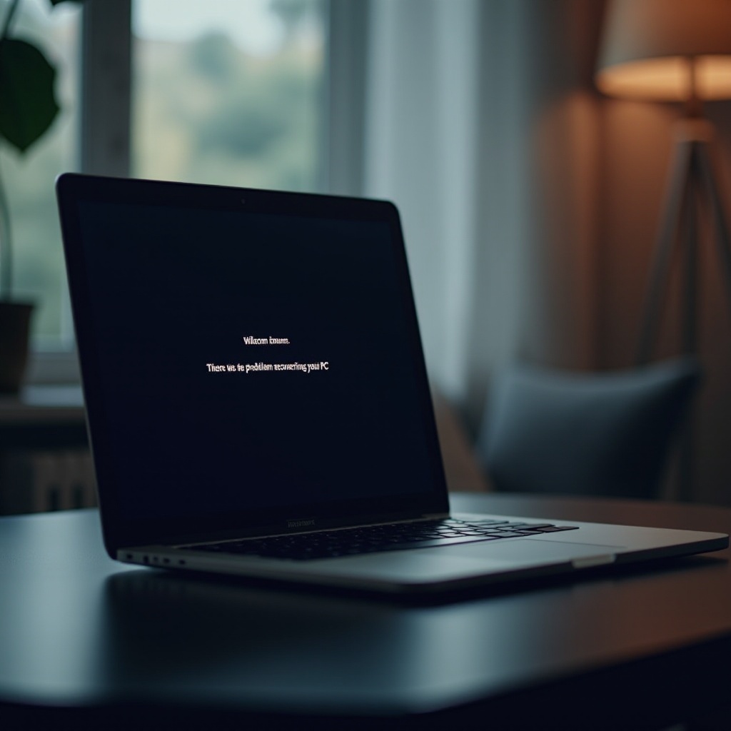 tietokoneen palauttamisessa ilmeni ongelma