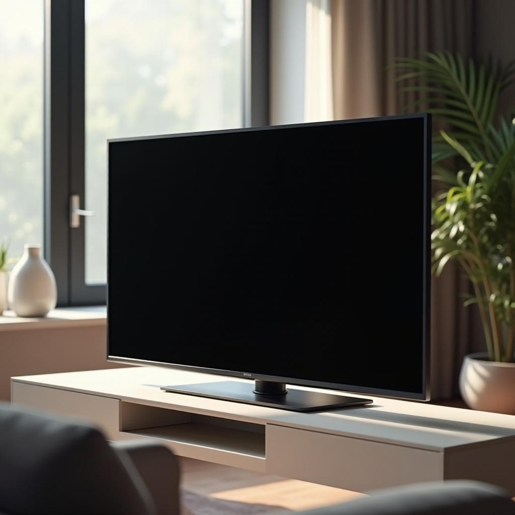 หน้าจอดำ Philips TV