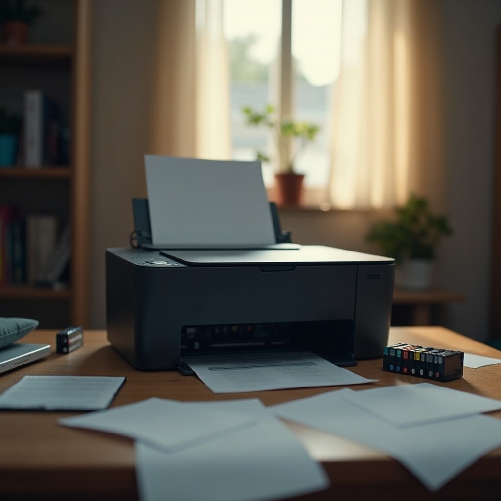 printer tidak mencetak tetapi memiliki tinta
