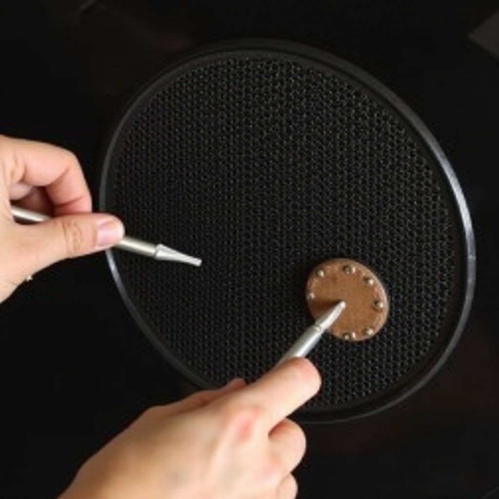 kuinka puhdistaa kaiuttimen kangas