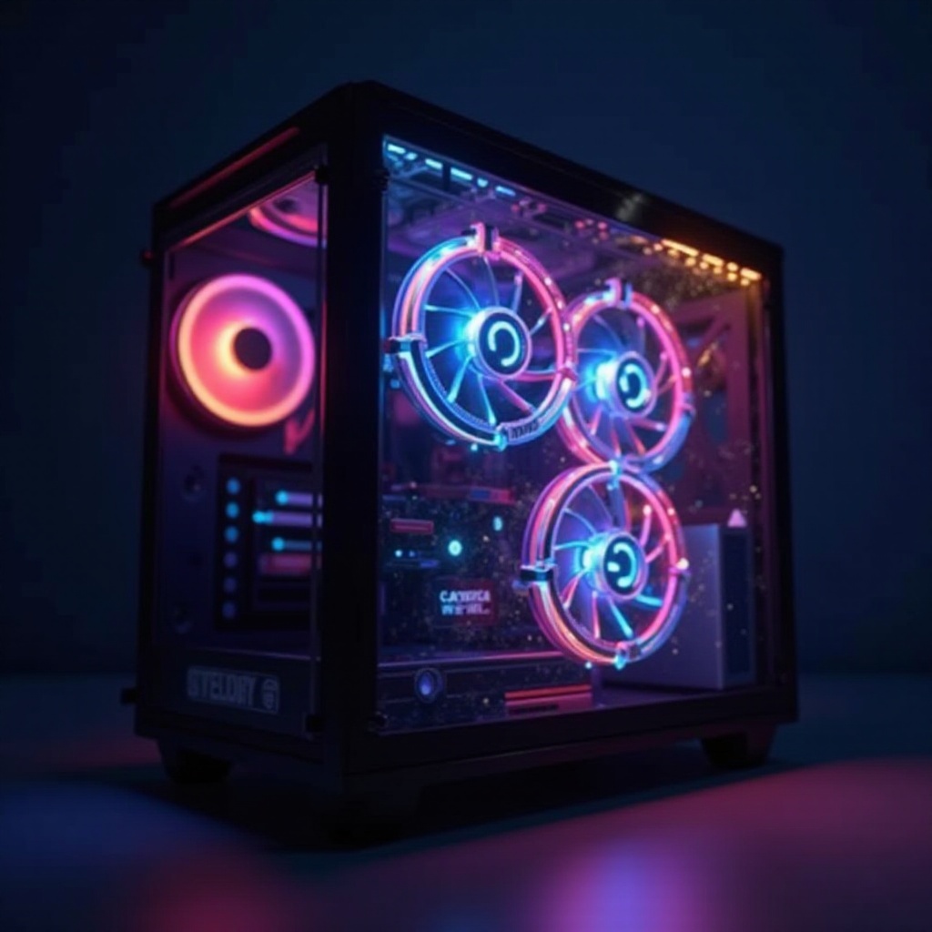 เคสคอมพิวเตอร์ที่มีหน้าจอ LED