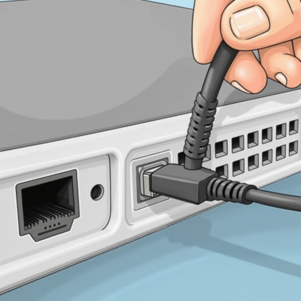 コンピュータのイーサネットポートが動作しない