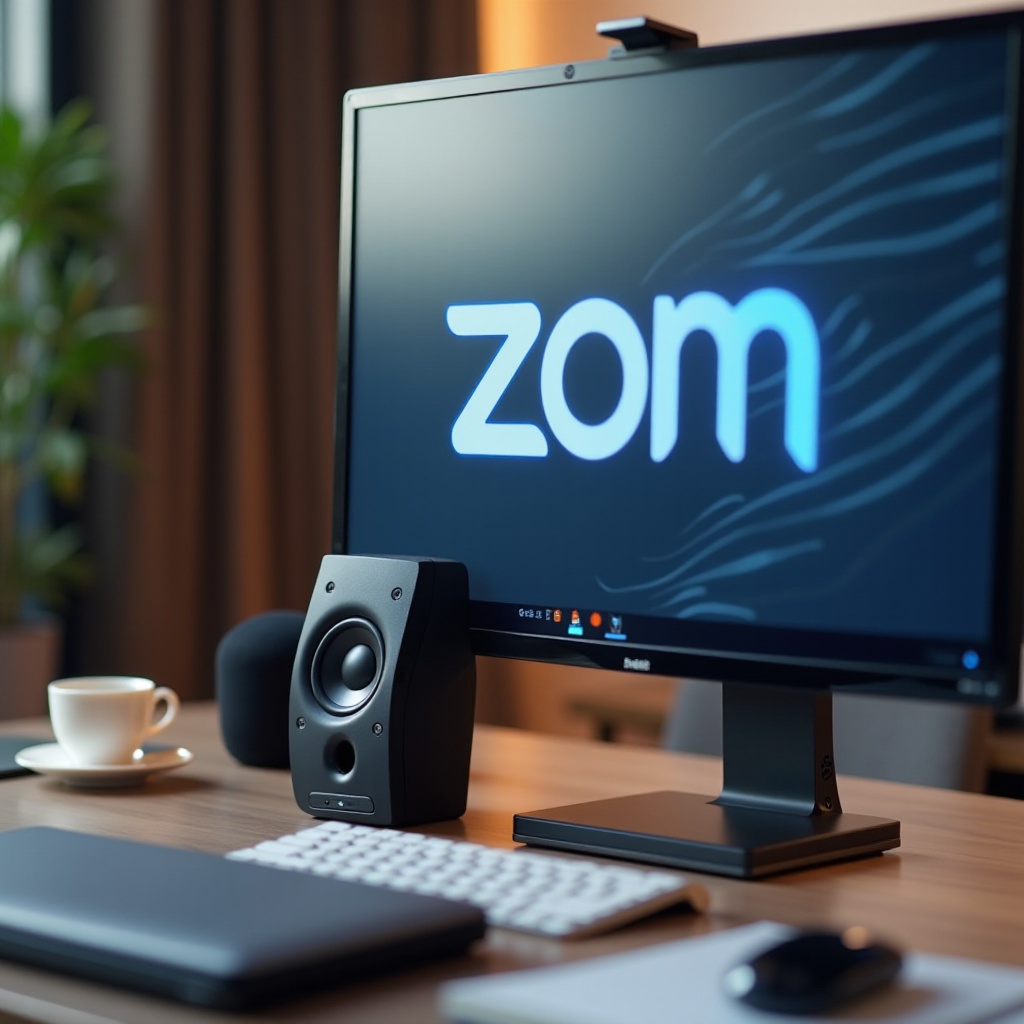 Zoom会議用のコンピュータースピーカー