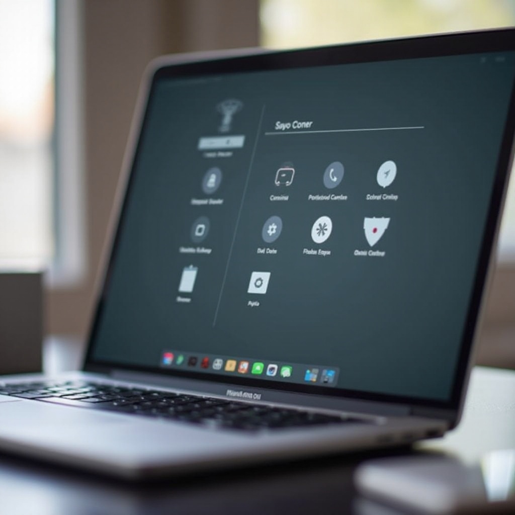 cara mengakses pusat kontrol di mac
