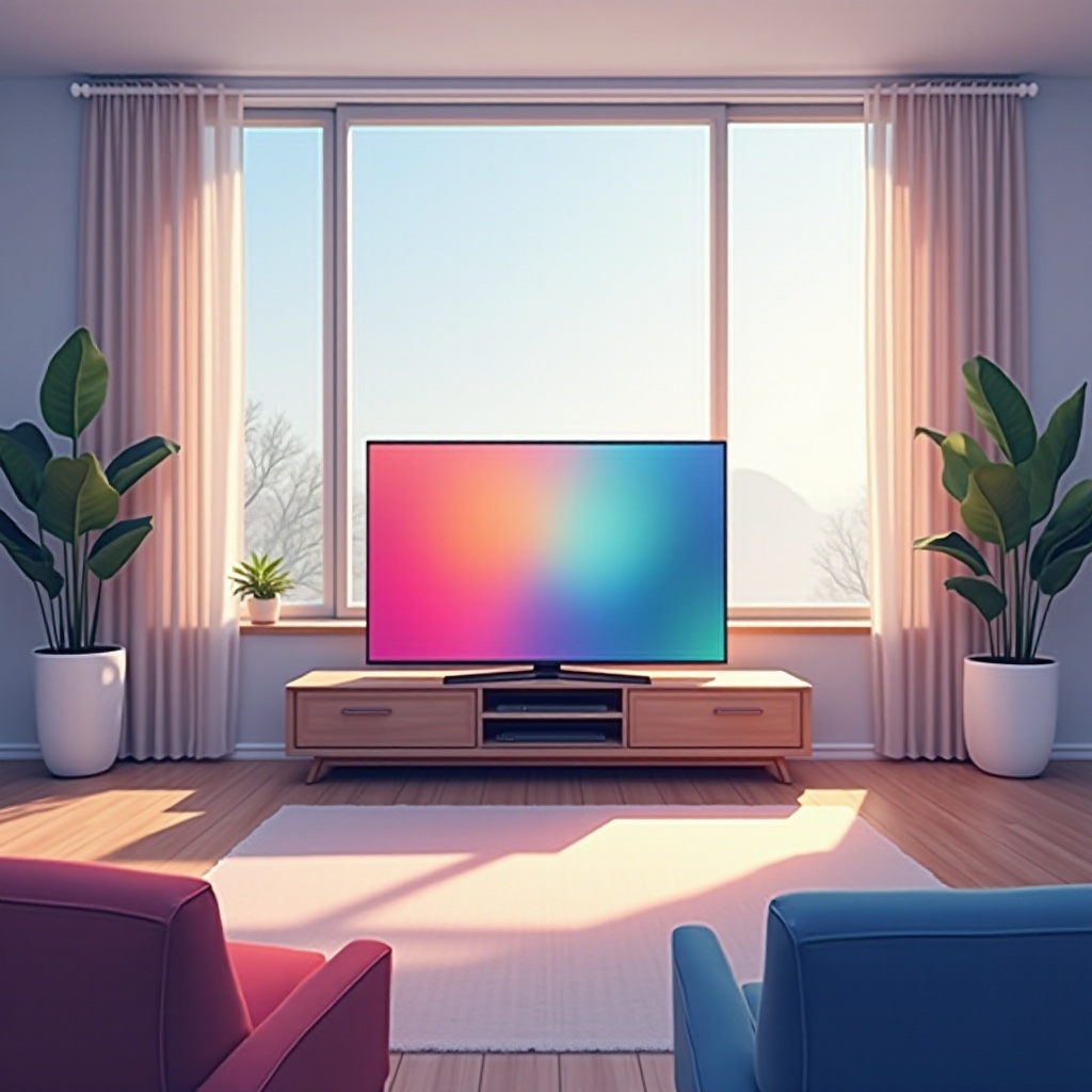 äly-TV keskijalustalla