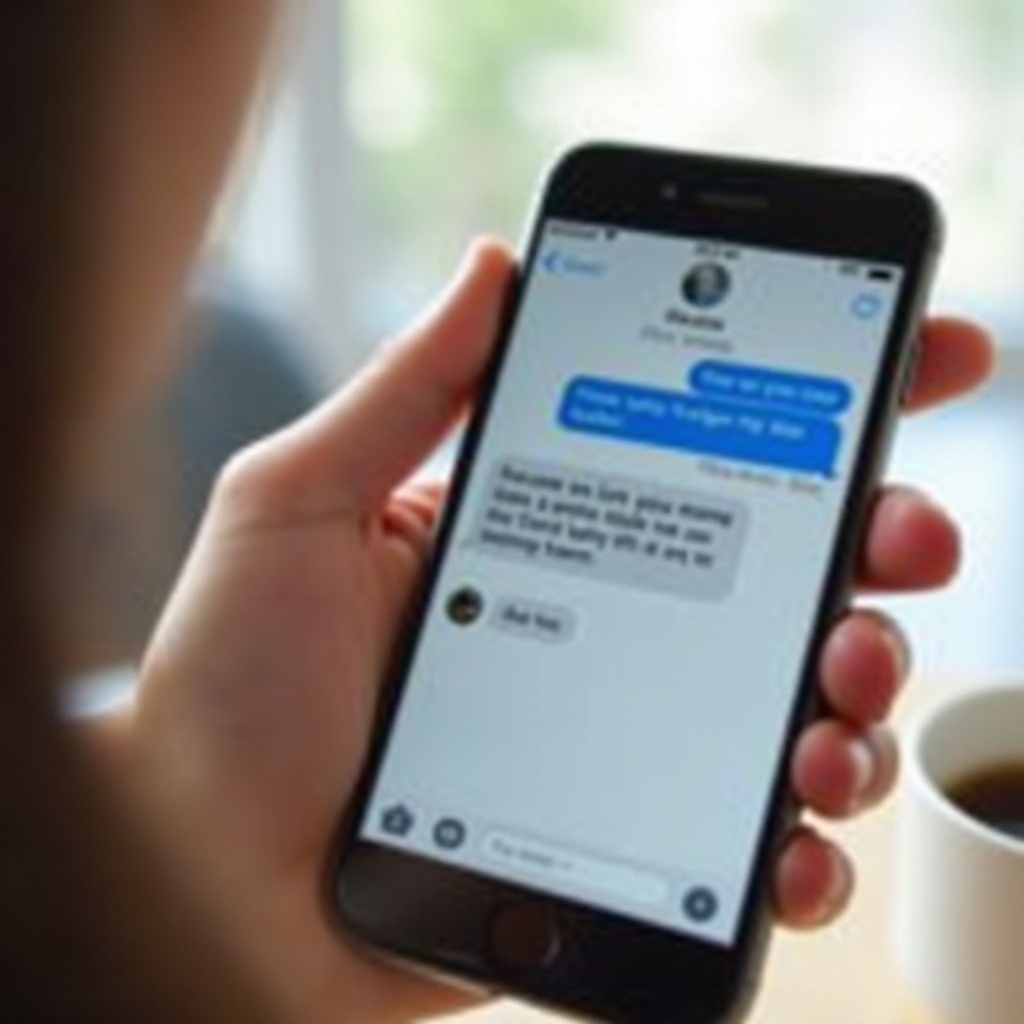 pesan teks iPhone tidak menampilkan nama