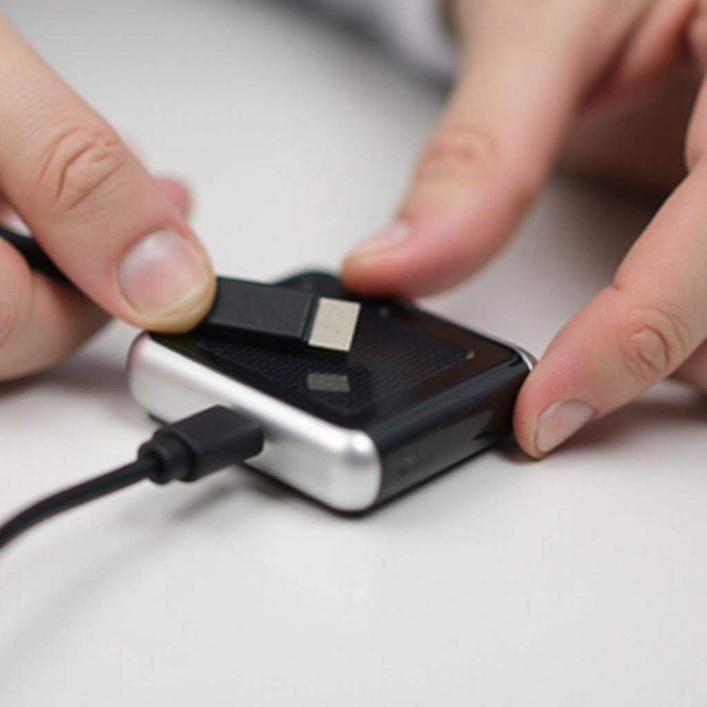 how to charge smart watch with usb
