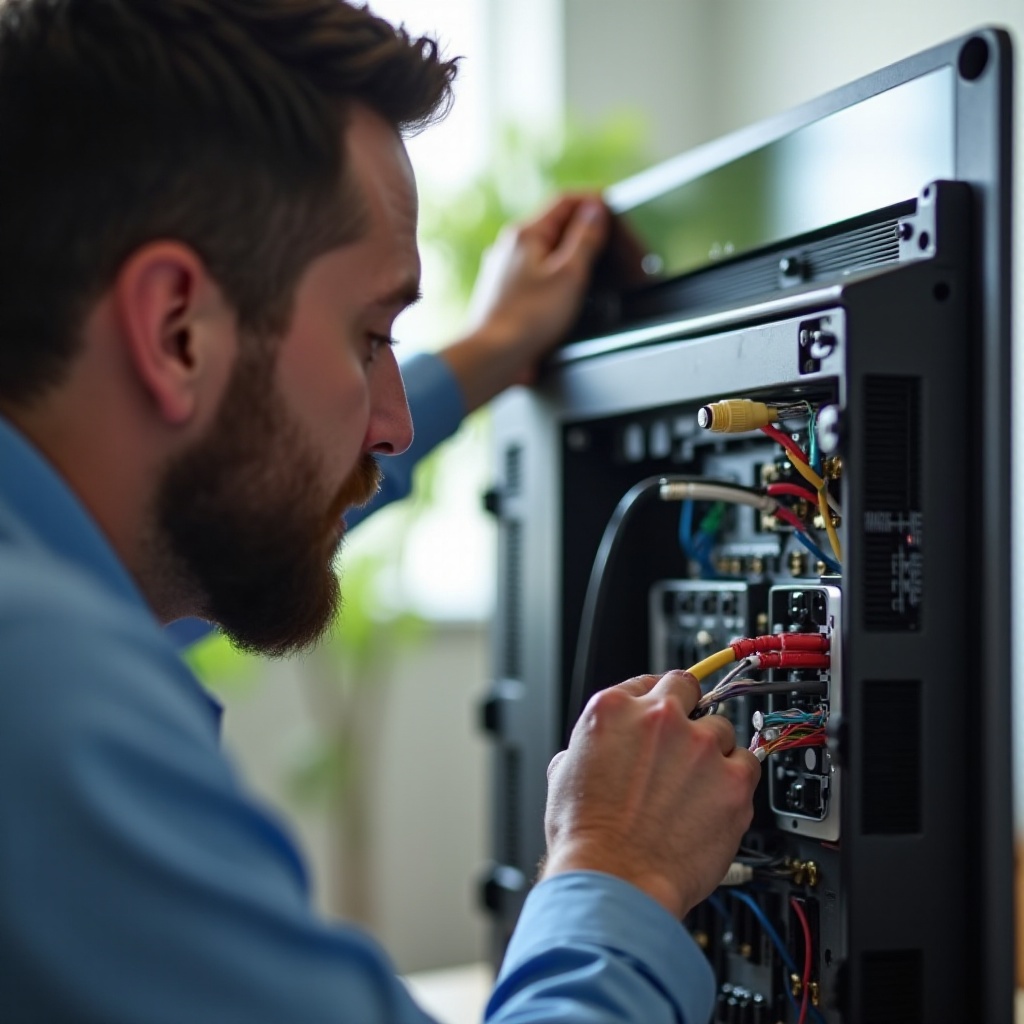 telewizor Sharp Aquos nie włącza się