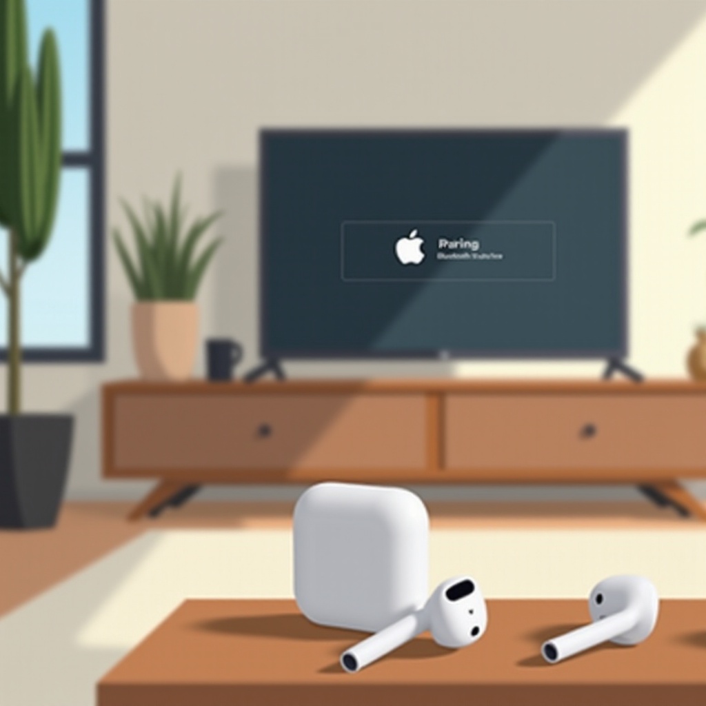hubungkan AirPods ke smart TV
