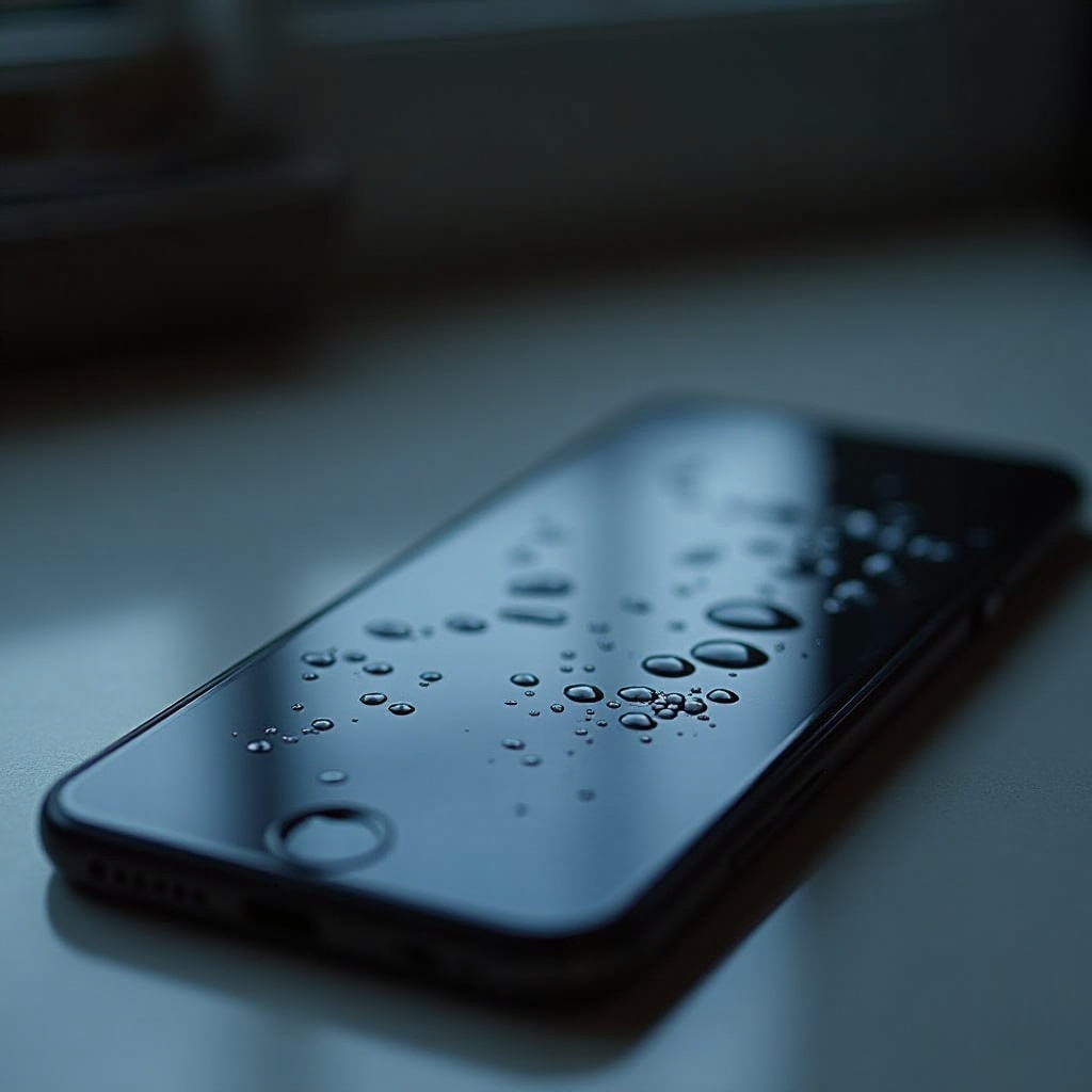 iPhone-scherm flikkeren waterschade