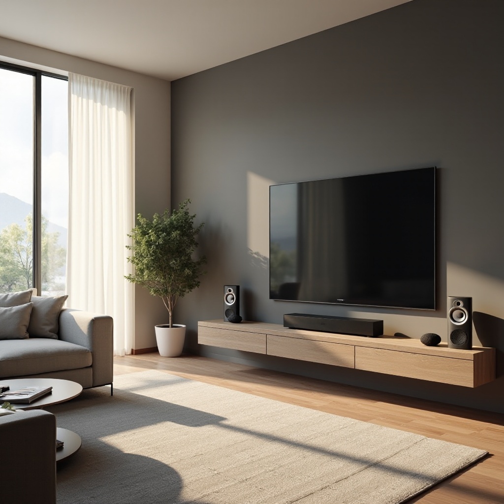 テレビ用光入力付きスピーカー