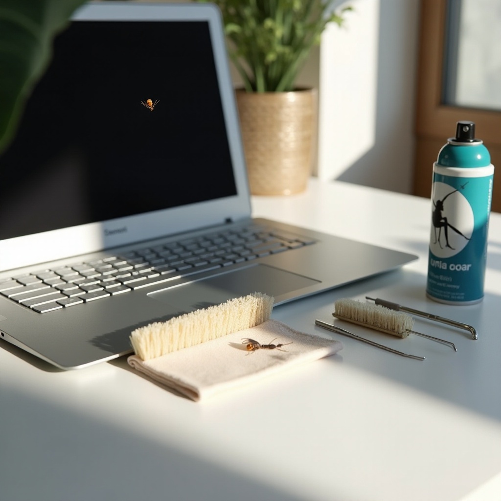 hoe mieren in de laptop te verwijderen