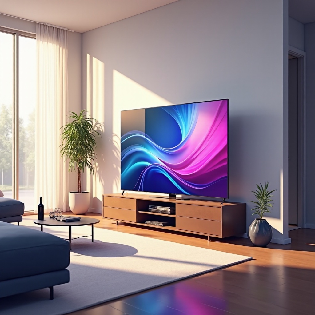 slimme tv met middenstandaard