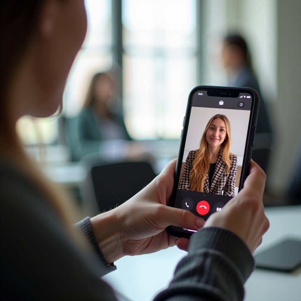 Latar belakang virtual Facetime iPhone