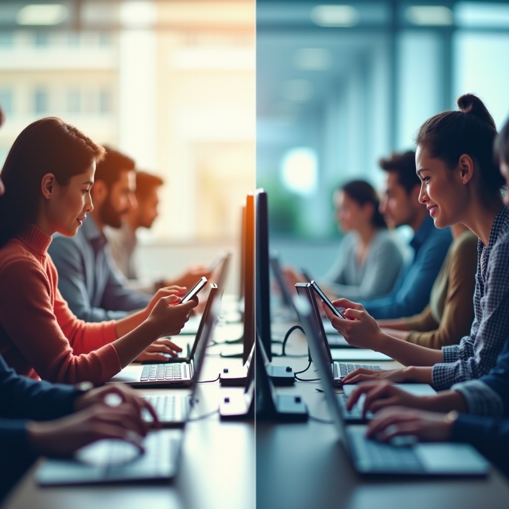 hoeveel mensen zoeken op telefoons boven desktops