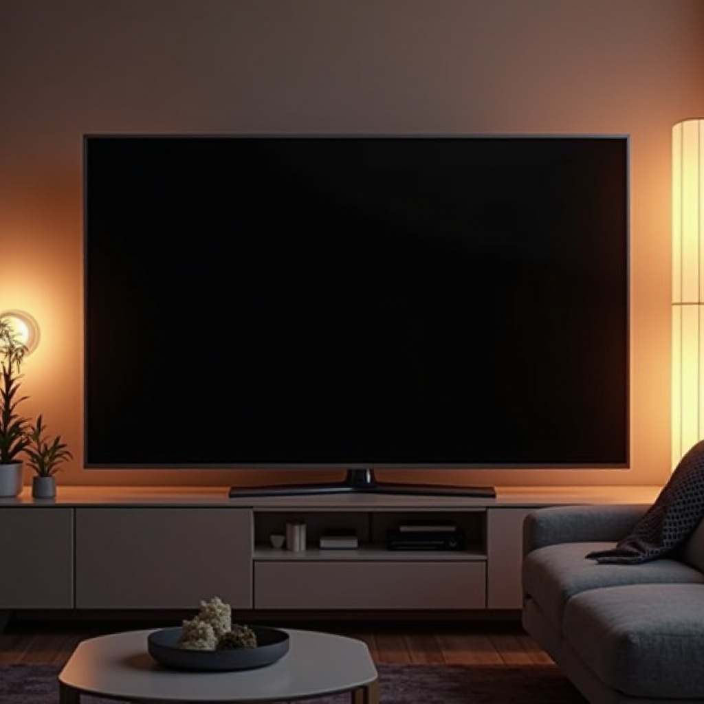 layar hitam tv philips