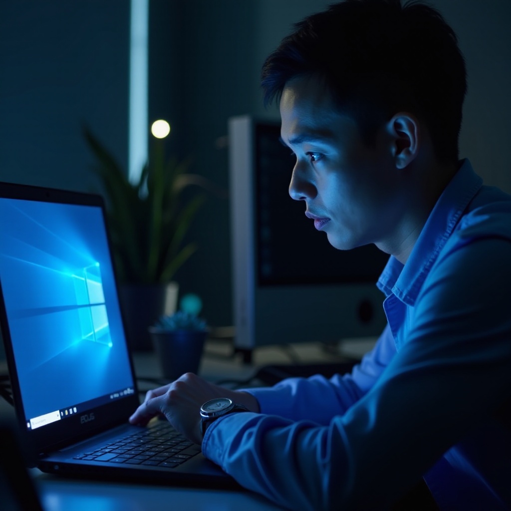 아수스 컴퓨터 블루 스크린