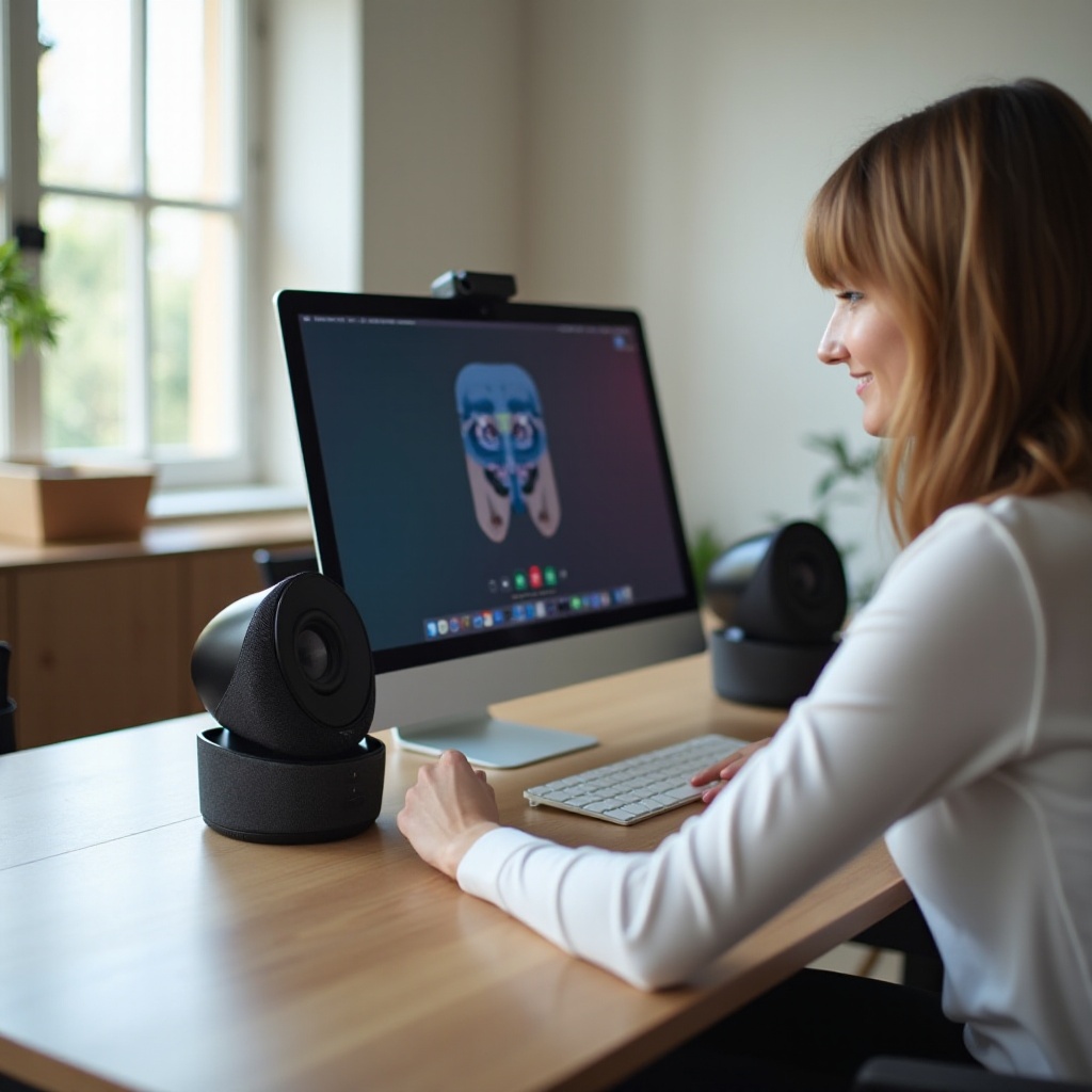 głośniki komputerowe do spotkań na Zoom