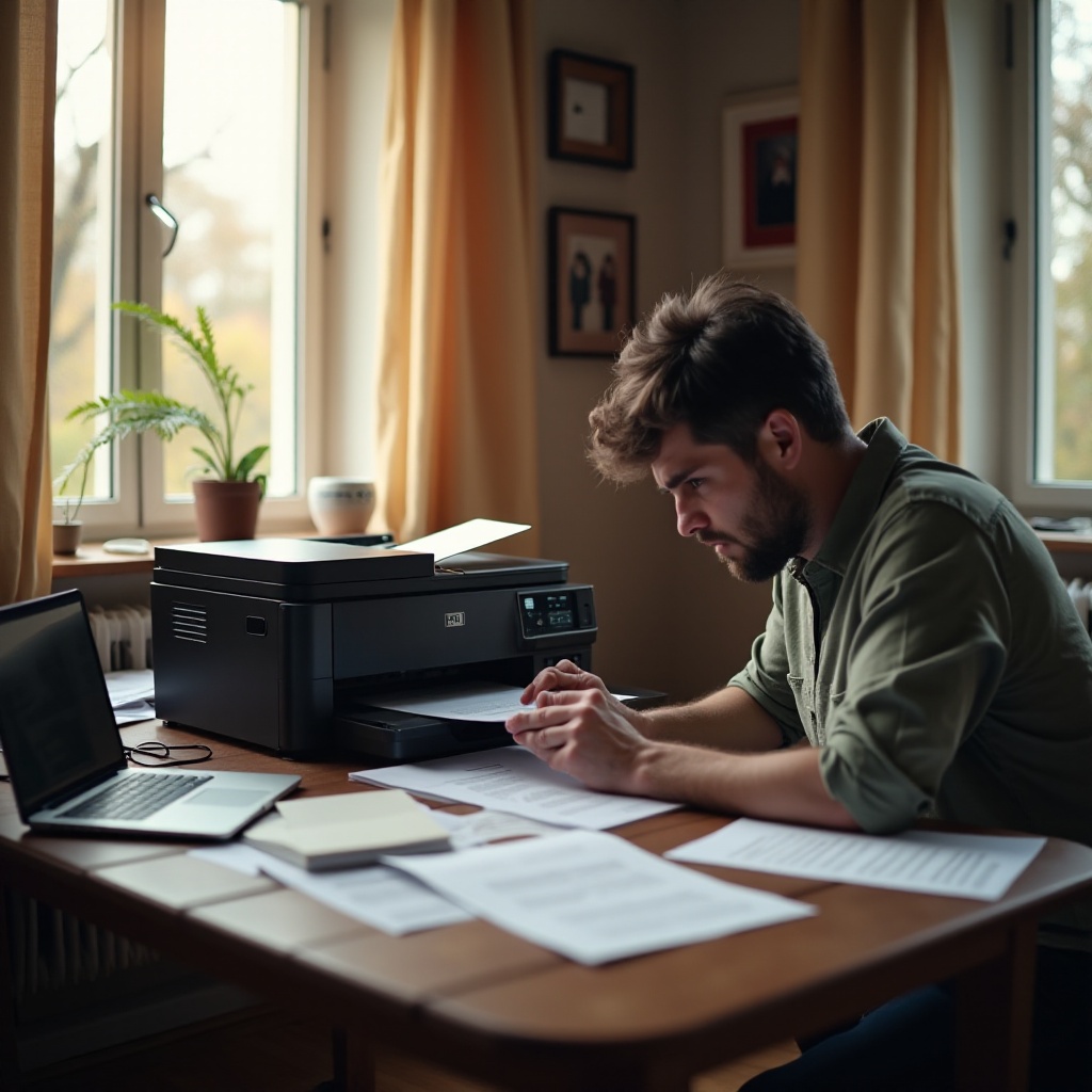 printer print niet, maar heeft inkt