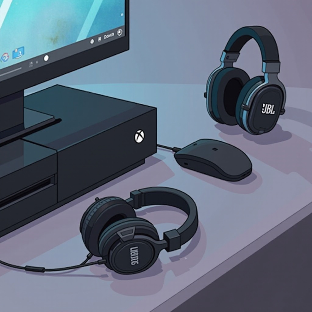 jak podłączyć słuchawki JBL do Xboxa