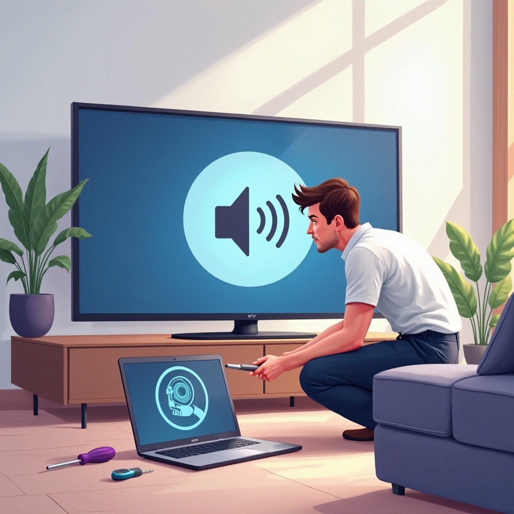 삼성 TV는 소리가 나지만 화면이 나오지 않습니다