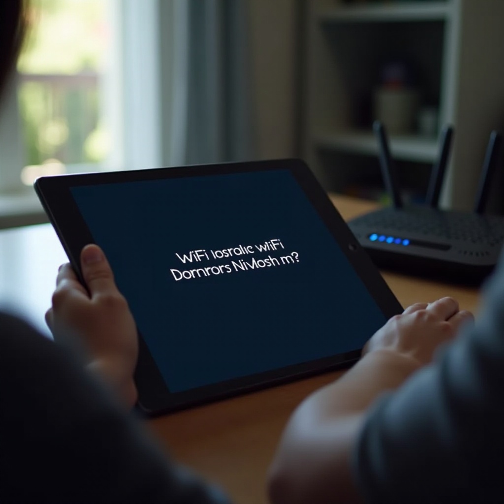mengapa tablet saya tidak mau terhubung ke wifi lagi