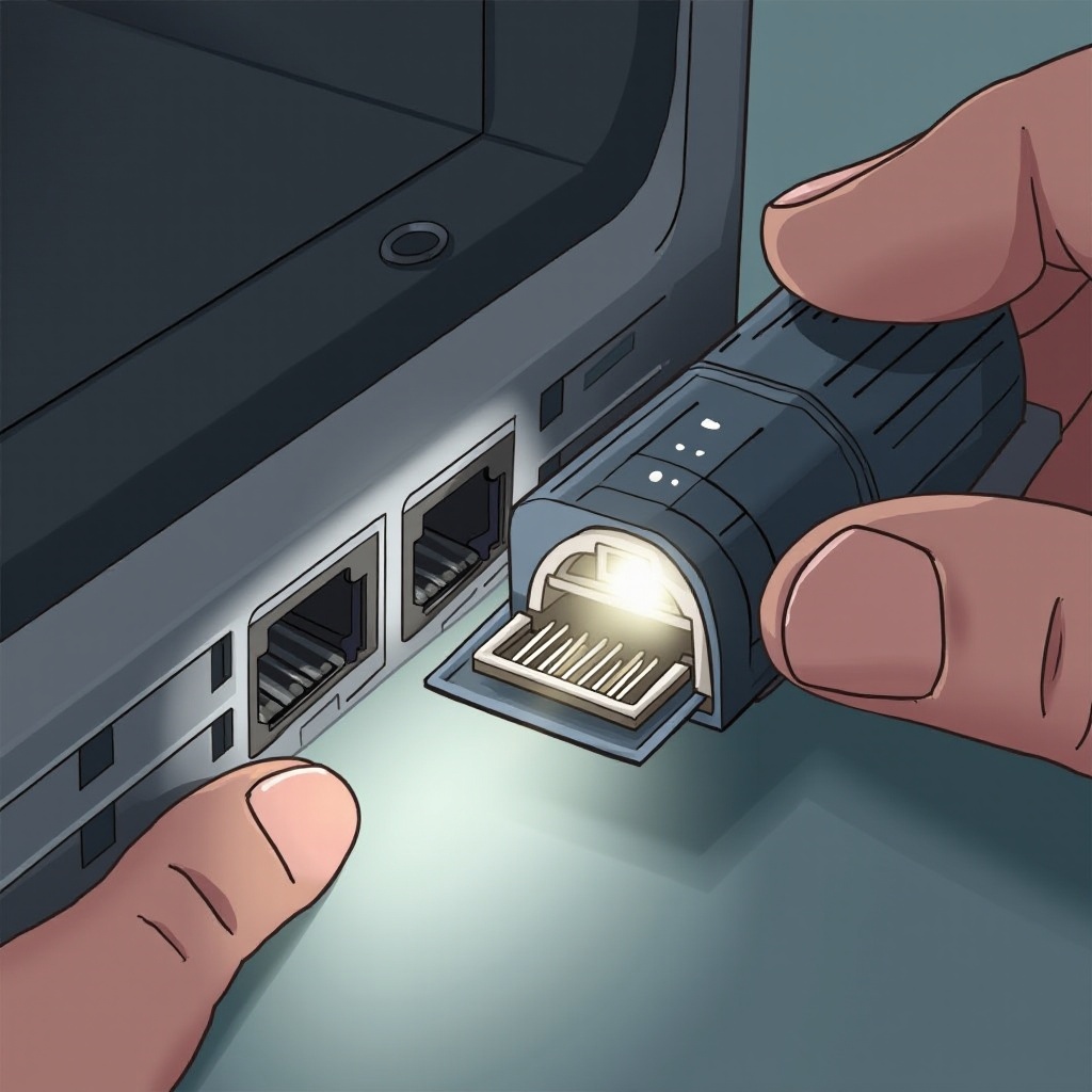 computer ethernet-poort werkt niet