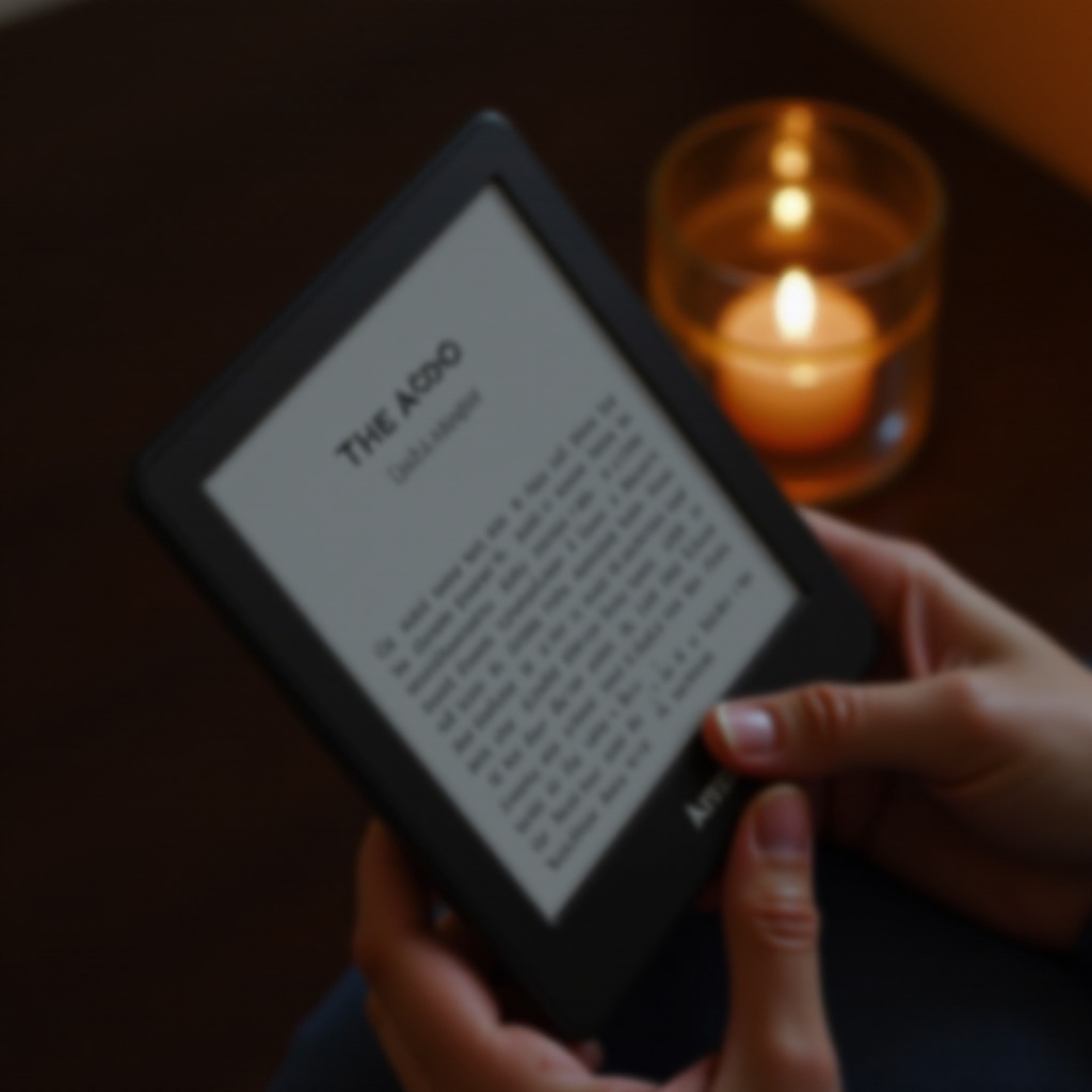 kindle paperwhiteで本から出る方法